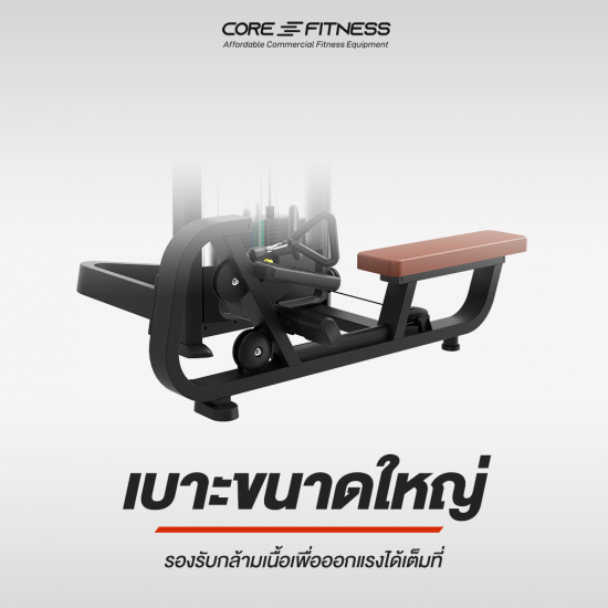 Seated Horizontal Pully TE09 เครื่องบริหารกล้ามเนื้อส่วนหลัง มาตรฐานฟิตเนสเซ็นเตอร์