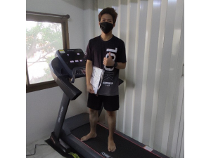 ขอขอบคุณ แบงค์ อนุวา สั่งซื้อ CORE-FITNESS - FIT RUN ลู่วิ่งไฟฟ้า มอเตอร์ AC 5HP (Peak 7HP)