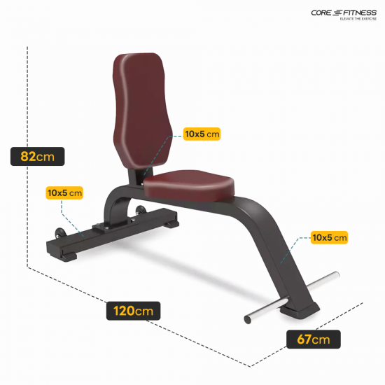 Bench Multi-Purpose (TB38)  ม้านั่งออกกำลังกายอเนกประสงค์ ระดับฟิตเนสเซ็นเตอร์