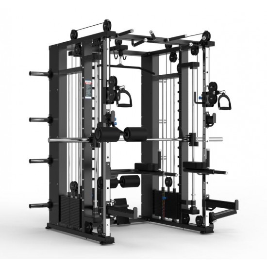 DZ92 - MULTIFUNCTIONAL TRAINER&SMITH&SQUAT เครื่องออกกำลังกายมัลติฟังก์ชั่น สมิทแมชชีน มาตรฐานฟิตเนสเซ็นเตอร์ DZ92 - MULTIFUNCTIONAL TRAINER&SMITH&SQUAT เครื่องออกกำลังกายมัลติฟังก์ชั่น สมิทแมชชีน มาตรฐานฟิตเนสเซ็นเตอร์