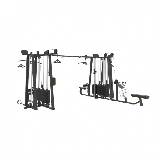 TB64 - MULTI-JUNGLE(7 STATION) เครื่องออกกำลังกายมัลติฟังก์ชั่น All In one มาตรฐานฟิตเนสเซ็นเตอร์