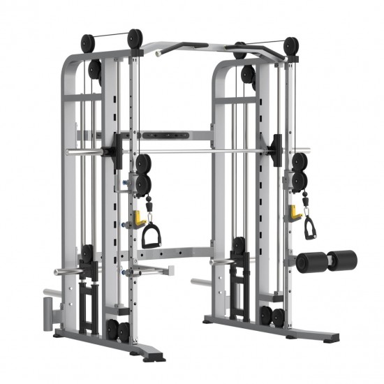 TB93 - Smith with Functional Trainer Squat Rack 3 in one เครื่องออกกำลังกายมัลติฟังก์ชั่น สมิทแมชชีน มาตรฐานฟิตเนสเซ็นเตอร์
