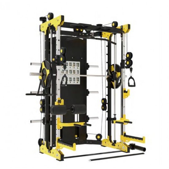 TS100 - MULTI FUNCTIONAL SMITH TRAINER เครื่องออกกำลังกายมัลติฟังก์ชั่น สมิทแมชชีน มาตรฐานฟิตเนสเซ็นเตอร์ TS100 - MULTI FUNCTIONAL SMITH TRAINER เครื่องออกกำลังกายมัลติฟังก์ชั่น สมิทแมชชีน มาตรฐานฟิตเนสเซ็นเตอร์