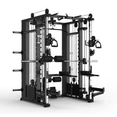 DZ92 - MULTIFUNCTIONAL TRAINER&SMITH&SQUAT เครื่องออกกำลังกายมัลติฟังก์ชั่น สมิทแมชชีน มาตรฐานฟิตเนสเซ็นเตอร์