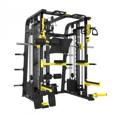 DZ95 - MULTIFUNCTIONAL TRAINER&SMITH&SQUAT เครื่องออกกำลังกายมัลติฟังก์ชั่น สมิทแมชชีน มาตรฐานฟิตเนสเซ็นเตอร์