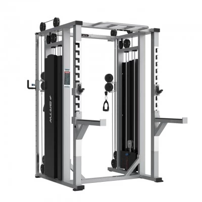 TB89C - Functional trainer and squat rack เครื่องออกกำลังกายมัลติฟังก์ชั่น สมิทแมชชีน มาตรฐานฟิตเนสเซ็นเตอร์
