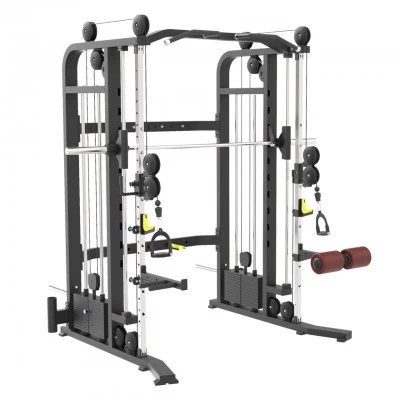 TB93B - Smith with Functional Trainer Squat Rack 3 in one เครื่องออกกำลังกายมัลติฟังก์ชั่น สมิทแมชชีน มาตรฐานฟิตเนสเซ็นเตอร์