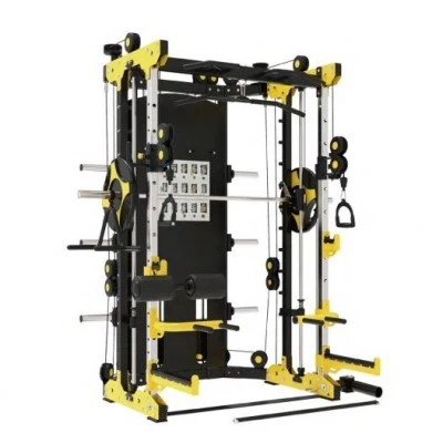 TS100 - MULTI FUNCTIONAL SMITH TRAINER เครื่องออกกำลังกายมัลติฟังก์ชั่น สมิทแมชชีน มาตรฐานฟิตเนสเซ็นเตอร์