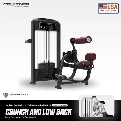 Abdominal Crunch / Low Back TF31 เครื่องบริหารกล้ามท้อง และหลัง มาตรฐานฟิตเนสเซ็นเตอร์