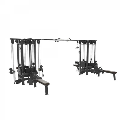 TB90 - MULTI-JUNGLE(8 STATION) เครื่องออกกำลังกายมัลติฟังก์ชั่น All In one มาตรฐานฟิตเนสเซ็นเตอร์